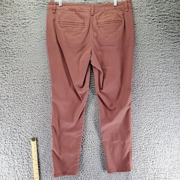 Market & Spruce Jeans Womens Size 14 Mauve Pink Casual Slim Fit Stretch Denim - Picture 11 of 12
